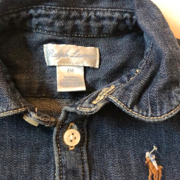 Ralph Lauren 6M denim dress - Picture 2 of 3